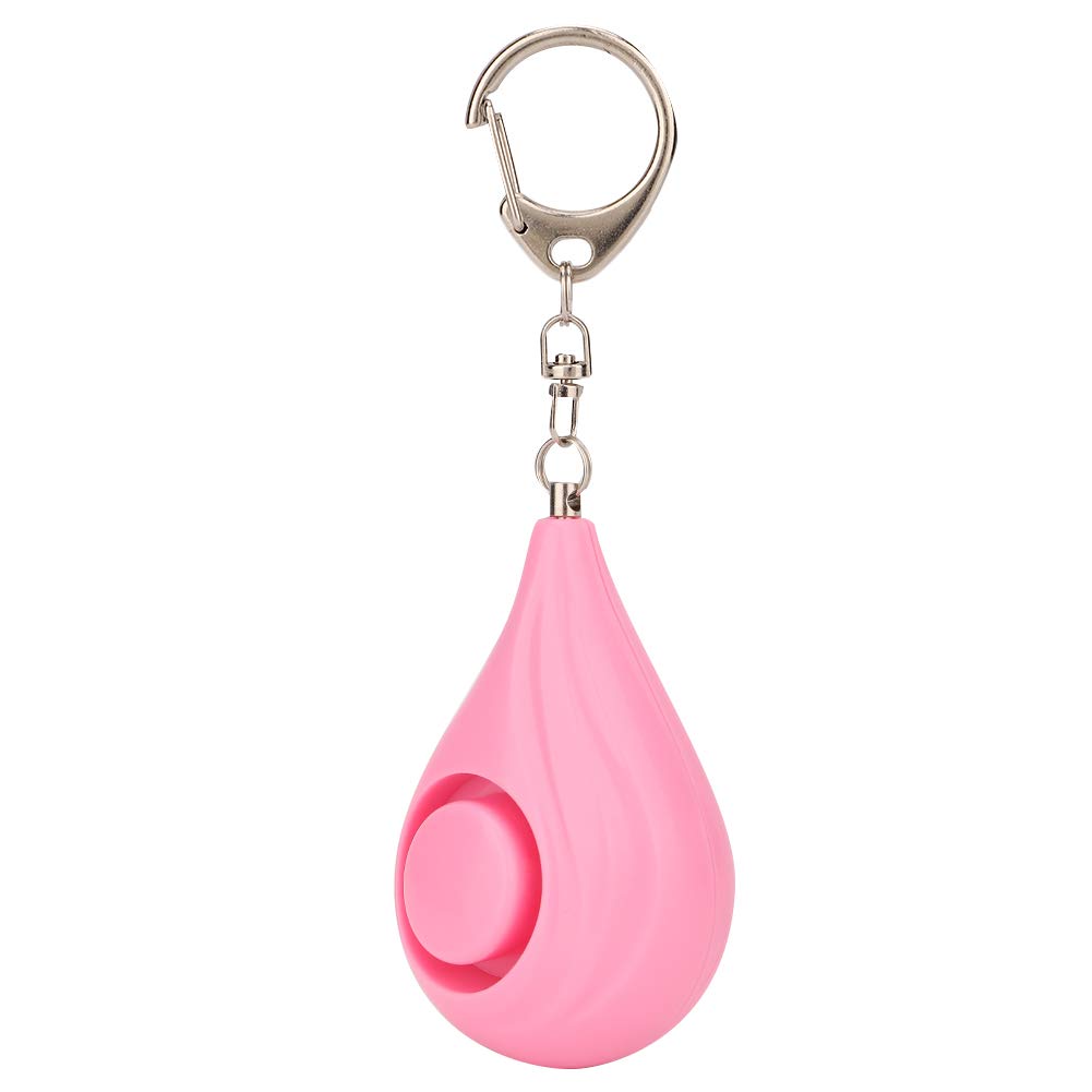 Safe Sound Personal Alarms, Elder Security Alarm Multifunctional Personal Security Alarm Elder Women Emergency Protection Alarm with LED Light(Pink)