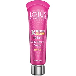 Lotus Make-up Xpress Glow 10 in 1 Daily Beauty Crème Royal Pearl | SPF 25 | 30g