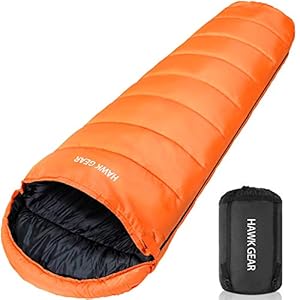 HAWK GEAR 寝袋 マミー型 －15度耐寒 簡易防水（画像は『Amazon.co.jp』から引用）