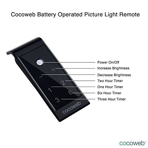 [New Arrival] Cocoweb 14" Battery Operated Dimmable LED Oil Rubbed Bronze Classic Picture Light with Remote Control - BAL14ORB - Thumbnail 3