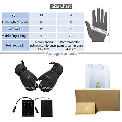 Verwarmde handschoenen voor vrouwen en mannen Elektrische handschoenen Handwarmer handschoenen Op batterijen voor… - Image 8