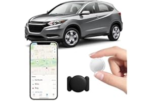 AMZSMT No Subscription GPS Tracker for Vehicles Work with Find My (iOS Only) Real Time Mini Air Tracker Tags Global Coverage Hidden Car Locator Tracking Device with Magnetic Case No Monthly Fee Required