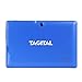 Tagital® 7'' Quad Core Android 4.4 KitKat Tablet PC, HD Screen 1024x600, 8GB, Dual Camera, Netflix, Skype, 3D Game Supported (Blue)