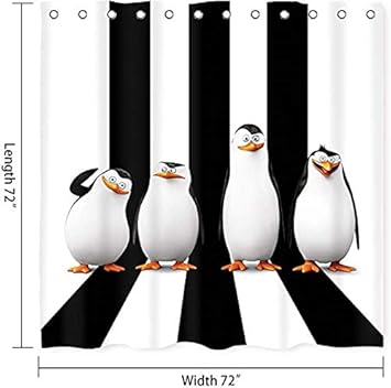 Fashion Man 4pcs Lovely Elephant Shower Curtain Sets With Rugs Waterproof Polyester Bath Curtain Fabric Bathtub Curtains Non Slip Bathroom Rugs Bath Mat Set Toilet Rug Hooks Black Elephant 72x72in Bathroom Accessory Sets Home