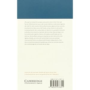 El pensamiento político en Europa, 1250-1450 (Spanish Language Publishing Programme) (Spanish Edition)