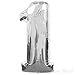 AFTERLOON® 40 Inch Chrome Glossy Silver Foil 
