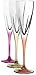 Fusion Crystal Multicolor Champagne Set