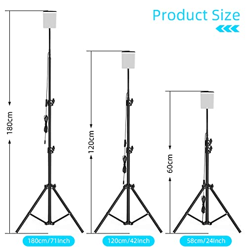 SUDISER Camping Light Lantern Outdoor, 5V Tripod Portable Outdoor Led Work Light, Powered by Power Bank Camping Lamp for Emergency Light, Tent Light, BBQ, Night Fishing（2022 Early Release ）