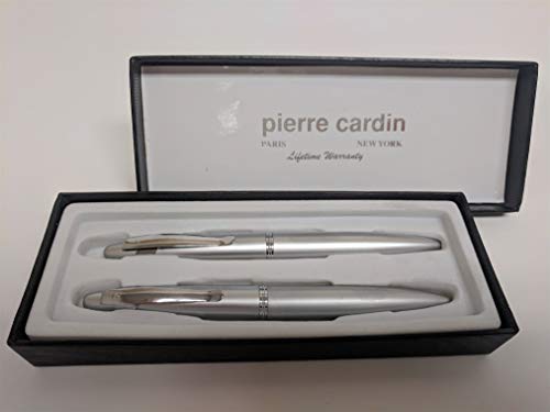 Pierre Cardin Deluxe Pen Pencil Gift Box Set, Silver in Oman