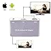 HDMI VGA Audio Adapter Compatible with Andriod/iOS Samsung/LG/Google/iPhone/iPad to Projector Monitor TV - Silver