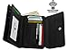 Mundi Small Womens RFID Blocking Wallet Trifold Safe Blocking Protection Change Purse (Black Night)
