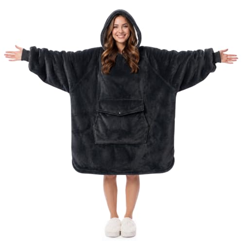 Krifey Oversized Sherpa Wearable Blanket Hoodie