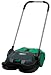 BISSELL BigGreen BG355 Deluxe Triple Brush Push Power Sweeper, 21", 9 gal Debris Container, 43" Height, 21" Width, Polypropylene, Green