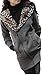 Women Winter Leopard Hoodie Zip Coat Long Sweatshirt Fleece Jacket