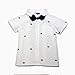 Ferenyi US Baby Boys Bowtie Gentleman Romper Jumpsuit Overalls Rompers (7-12 months, Navy blue)
