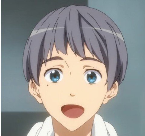 Aiichiro Nitori Grey Purple Blue Cos Wig Party Hair Cos Wig Hallowmas - Image 5