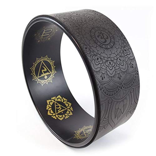 Covcow Yoga Wheel Yoga Assist Wheel TPE Foam Green Massage Wheel Back Bend Artifact Pilates Yoga Ring for Stretching Bending Support and Relieve Discomfort