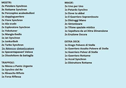 Yu Gi Oh Deck Completo Extra Synchro Polvere Di Stelle Italiano 40 Carte Yu Gi Oh Einzelkarten Com Sammeln Seltenes