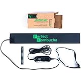 3"x20" Kombucha Heater with Strap - Wrap Around Brew Belt with Temperature Control and Thermometer - Perfect Kombucha Fermentation Heater