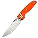 Eafengrow EF221 Folding Knife Pocket Knives D2 Blade and G10 Handle EDC Tool Knife (Orange)