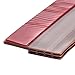 Strongman Tools | Door Draft Stopper Sweep for Exterior/Interior Doors, Weatherproofing Seal Strip Under Door Draft Blocker, Soundproofing Bottom Weather Stripping, Large, Brown | 1 Meter 2