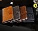 New Arrival Crazy Horse Grain Leather Folio Wallet Case With Stand for Samsung Galaxy Mega 6.3 i9200 Brown