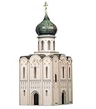 KERANOVA 315 Clever Paper The Church of The Intercession on The Nerl 3D Puzzle, 15.5 x 12 x 27.5 cm, 1/87 Scale, Multi Color