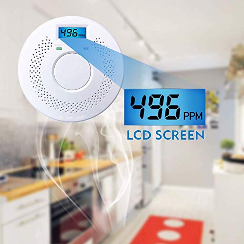 3 Pack Combination Carbon Monoxide Alarm and Amoke Detector Battery Operated - Image 2