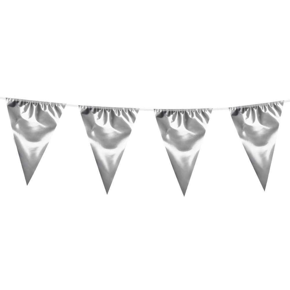 Boland – Bunting Banner 45x30 cm Argento Metallizzato