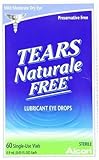 Tears Naturale Free Lubricant Eye Drops, 60 Single-Use Vials (Pack of 2)