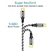 3A Current Fast Heavy Duty Micro USB Cable [4 pack 3ft] Gray Metal Nylon Braided Durable Charger Cord Agvee Android Charging Cable for Samsung Galaxy S7 S6 S5 Note 5 J7, PS4 [Safe, In-case]