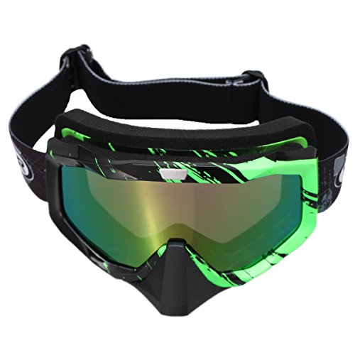 Motorcycle Goggles,POSSBAY Motocross Glasses Off Road Racing Cycling Climbing Hiking Helmet Eye Wear - Thumbnail 2