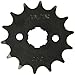 Sunstar 20214 14-Teeth 428 Chain Size Front Countershaft Sprocket,Black