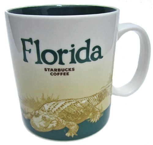 Starbucks Coffee City Mug Collection- Florida, 16 Oz Cup