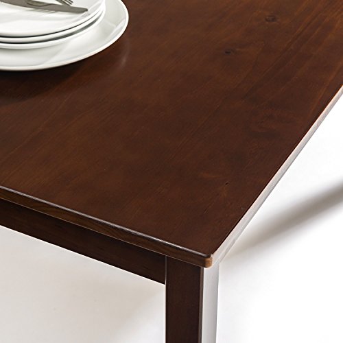 Zinus Juliet Espresso Wood Large Dining Table / Table Only Pricepulse
