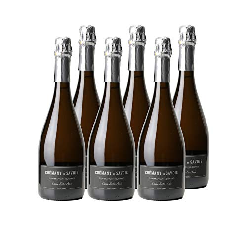 Crémant de Savoie Entre amis Brut Zéro Blanc - Domaine Jean-François Quénard - Vin effervescent AOC Blanc de Savoie…