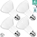 LUXRITE BR20 LED Bulb, 45W Equivalent, 6500K Daylight, Dimmable, 460 Lumens, R20 LED Flood Light Bulb 6.5W, Energy Star, Damp Rated, E26 Base, Perfect for Recessed and Track Lighting (4 Pack)