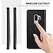Galaxy S9 Plus Case, Galaxy S9 Plus Wallet Case, SHIELDON Folio Cover Stand Feature Genuine Leather Credit Card Holder Flip Protective Case with Magnetic Closure for Galaxy S9 Plus - Black