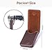 MaxGear Business Card Holder, Leather Business Card Case for Women or Men, Business Cards Wallet Slim Cards Holder Pocket Name Card Holders Carrier with Magnetic Closure, Coffee