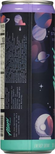 Alani Nu COSMIC STARDUST, Sugar Free, Low Calorie Energy Drinks, 200mg Caffeine, Biotin, B Vitamins, Zero Sugar, 10 Calories, 12 Fl Oz Cans, 12 Pack