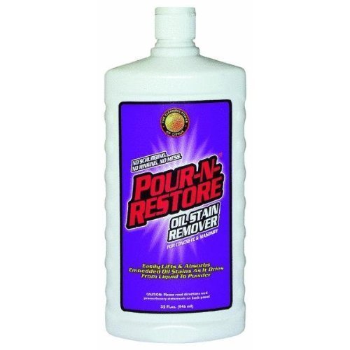 Pour-N-Restore Oil stain Remover. 32 fl oz by Edgewater Industries