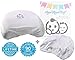 Flat Head Baby Pillow | Baby Head Shaping Pillow | Memory Foam Baby Pillow Cotton Cover & 2 Bamboo Pillowcases | Keep Baby's Head Round |Infant Pillow to Prevent Flat Head Syndrome in Infant Newborns