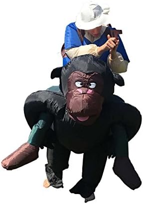 Jurassic T-rex Adult Size Halloween Party Cosplay Fancy Inflatable Costume (Gorilla)