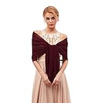 AlfaBridal Women's Fashion Chiffon Wraps Scarve Shawls for Bridal Evening Party AlfaBridal Women's Fashion Chiffon Wraps Scarve Shawls for Bridal Evening Party