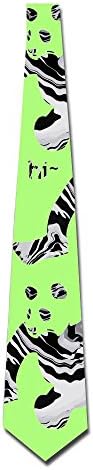 Pandas Lovely Men's Classic Printed Tie Necktie Plain Neck Ties