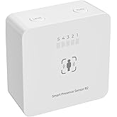 THIRDREALITY Presence Sensor R2,24GHz mmWave Radar,Adjustable Sensitivity,Zigbee Hub Required,Battery Powered,Support Home Assistant,SmartThings,Homey or Echo Devices with Built-in Zigbee hub
