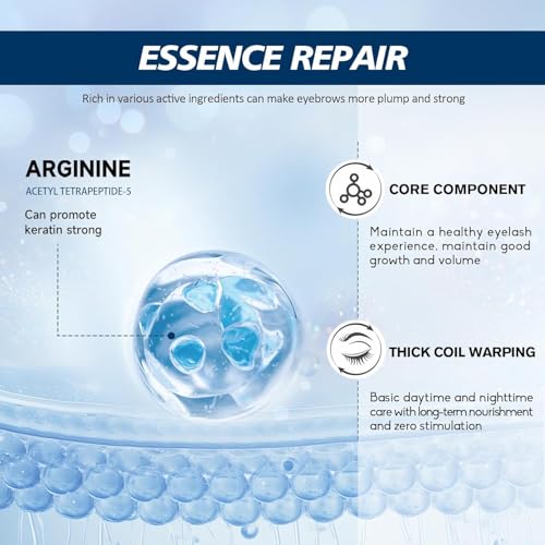 Eyebrow Growth and Density Serum, Intensive Care for Eyebrows and Eyelashes, Growing Eyelashes, Eyelash Serum, Densifier Eyebrows, Concentrated and Gentle Formula 4 ml
