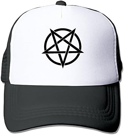 Pentagram Satanic Cool Peaked Mesh Baseball Hat