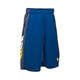 Under Armour Boys' Select Basketball Shorts, Royal/Aluminum, Youth X-Large