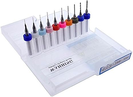 WAHHING 3D Printer Precision Drilling and Nozzle Cleaning Kit 10PCS total E3D v6 and Volcano compatible